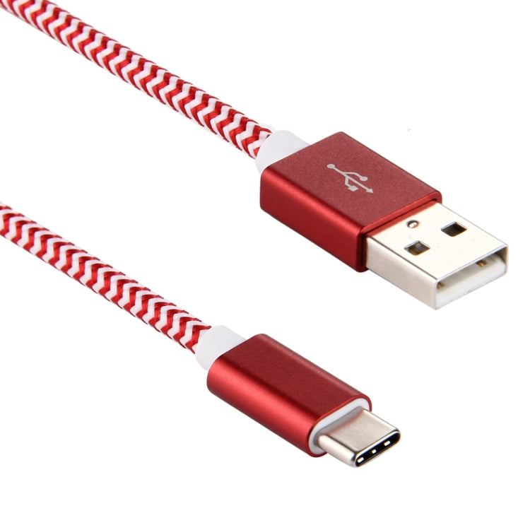 ULT-unite 1m Knit Texture USB 2.0 to USB-C / Type-C All-copper Wire Data Sync Charging Cable, For Galaxy S8 & S8 + / LG G6 / Huawei P10 & P10 Plus / Oneplus 5 / Xiaomi Mi6 & Max 2