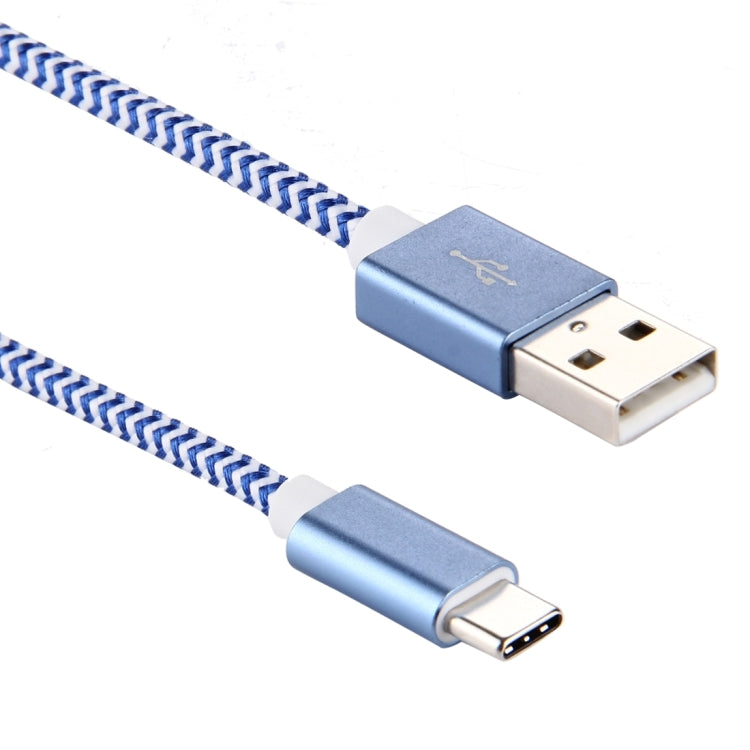 ULT-unite 1.5m Knit Texture USB 2.0 to USB-C / Type-C All-copper Wire Data Sync Charging Cable, For Galaxy S8 & S8 + / LG G6 / Huawei P10 & P10 Plus / Oneplus 5 / Xiaomi Mi6 & Max 2 and other Smartphones