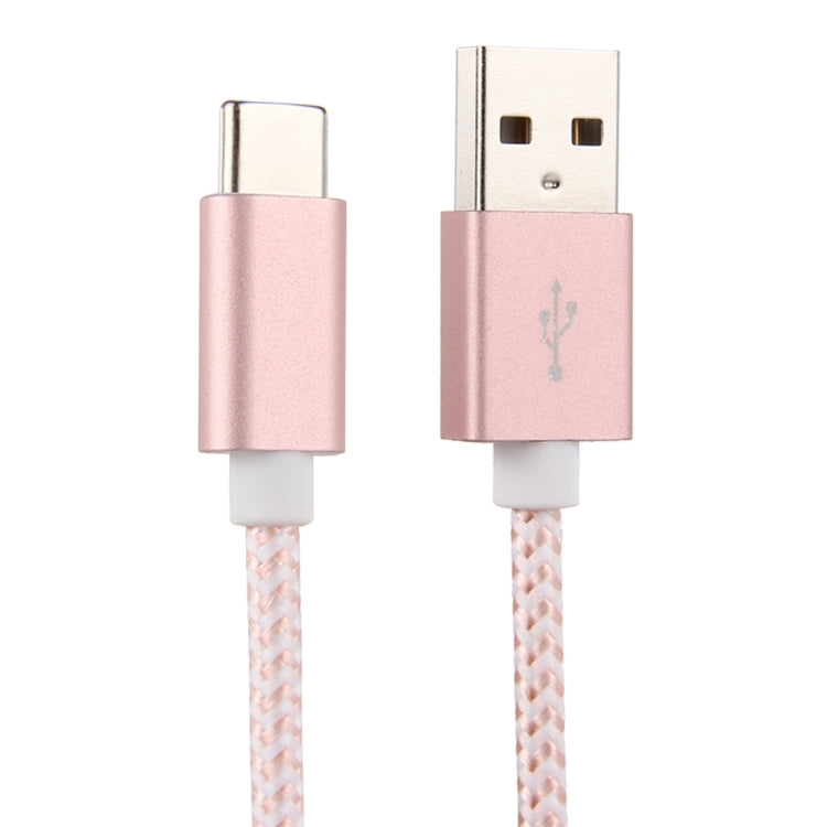 ULT-unite 2m Knit Texture USB 2.0 to USB-C / Type-C All-copper Wire Data Sync Charging Cable, For Galaxy S8 & S8 + / LG G6 / Huawei P10 & P10 Plus / Oneplus 5 / Xiaomi Mi
