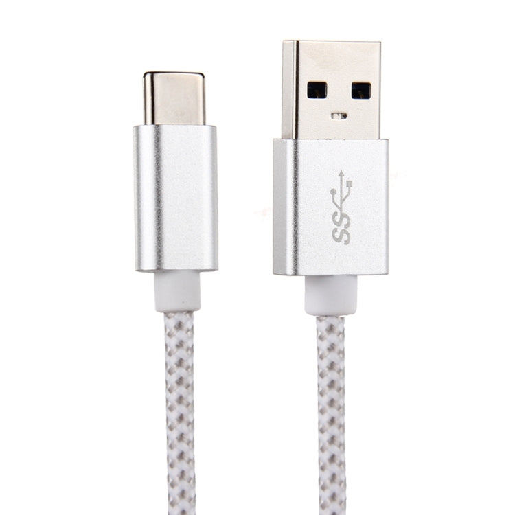 ULT-unite 1.5m Knit Texture USB 3.0 to USB-C / Type-C All-copper Wire Data Sync Charging Cable, For Galaxy S8 & S8 + / LG G6 / Huawei P10 & P10 Plus / Oneplus 5 / Xiaomi Mi 6 & Max 2 and other Smartphones