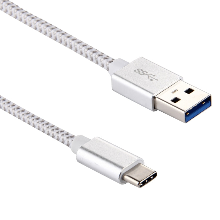 ULT-unite 1.5m Knit Texture USB 3.0 to USB-C / Type-C All-copper Wire Data Sync Charging Cable, For Galaxy S8 & S8 + / LG G6 / Huawei P10 & P10 Plus / Oneplus 5 / Xiaomi Mi 6 & Max 2 and other Smartphones