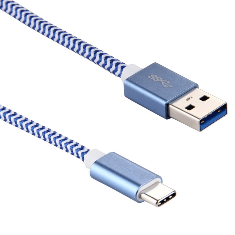 ULT-unite 2m Knit Texture USB 3.0 to USB-C / Type-C All-copper Wire Data Sync Charging Cable, For Galaxy S8 & S8 + / LG G6 / Huawei P10 & P10 Plus / Oneplus 5 / Xiaomi Mi 6 & Max 2 and other Smartphones