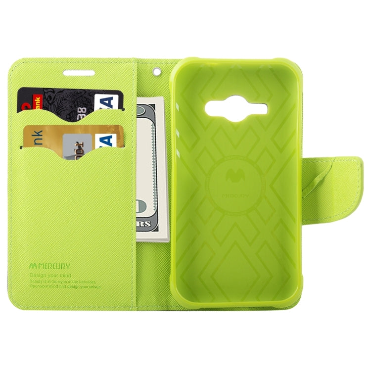 For Galaxy J1(2016) / J120 Cross Texture Horizontal Flip Leather Case with Magnetic Buckle & Holder & Card Slots & Wallet