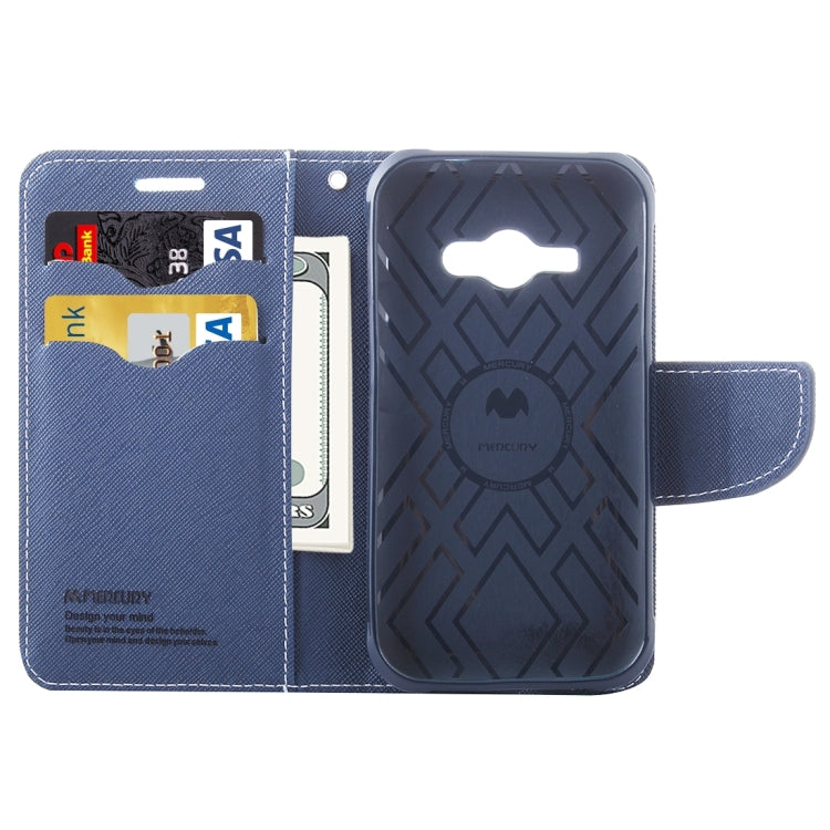 For Galaxy J1(2016) / J120 Cross Texture Horizontal Flip Leather Case with Magnetic Buckle & Holder & Card Slots & Wallet