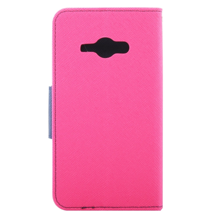 For Galaxy J1(2016) / J120 Cross Texture Horizontal Flip Leather Case with Magnetic Buckle & Holder & Card Slots & Wallet