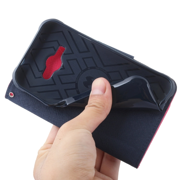 For Galaxy J1(2016) / J120 Cross Texture Horizontal Flip Leather Case with Magnetic Buckle & Holder & Card Slots & Wallet