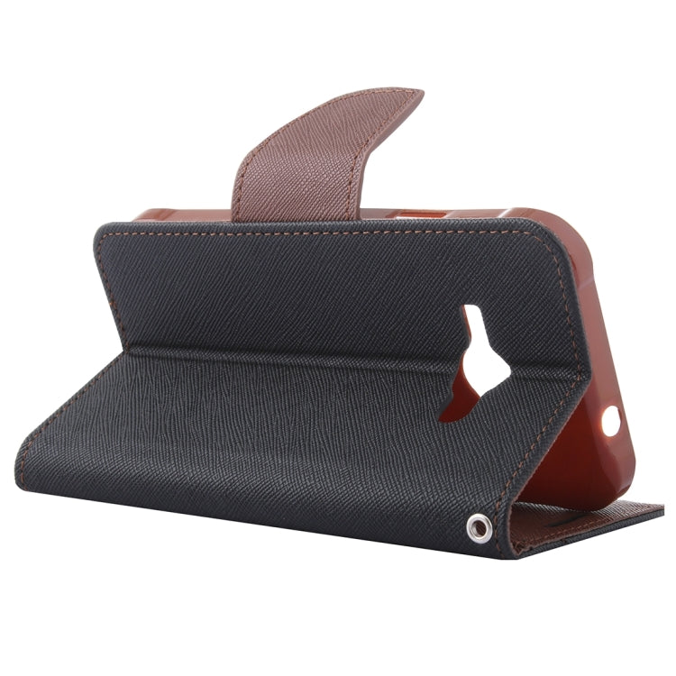 For Galaxy J1(2016) / J120 Cross Texture Horizontal Flip Leather Case with Magnetic Buckle & Holder & Card Slots & Wallet