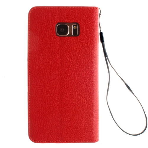 For Galaxy Note 7 / N930 Lichee Texture with Frame TPU Magnetic Adsorption Horizontal Flip Leather Case with Card Slot & Holder & Wallet