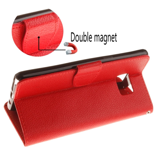 For Galaxy Note 7 / N930 Lichee Texture with Frame TPU Magnetic Adsorption Horizontal Flip Leather Case with Card Slot & Holder & Wallet