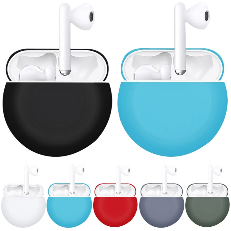 For Huawei FreeBuds 3 Split Style Liquid Silicone Wireless Earphone Protective Case Storage Box