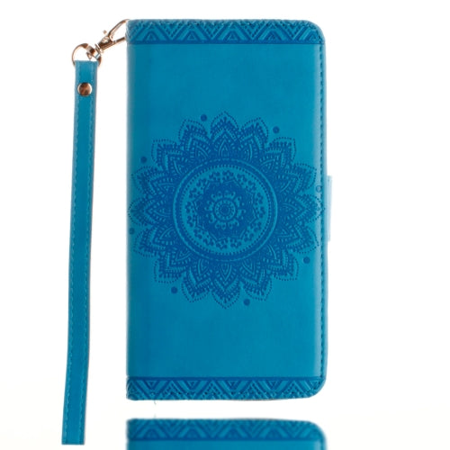 For Galaxy Note 7 / N930 Embossed Mandragora Pattern TPU Magnetic Adsorption Horizontal Flip Leather Case with Card Slot & Holder & Wallet