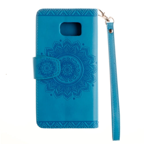 For Galaxy Note 7 / N930 Embossed Mandragora Pattern TPU Magnetic Adsorption Horizontal Flip Leather Case with Card Slot & Holder & Wallet
