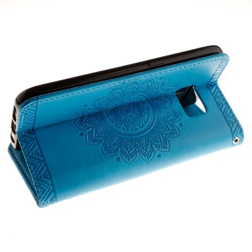 For Galaxy Note 7 / N930 Embossed Mandragora Pattern TPU Magnetic Adsorption Horizontal Flip Leather Case with Card Slot & Holder & Wallet