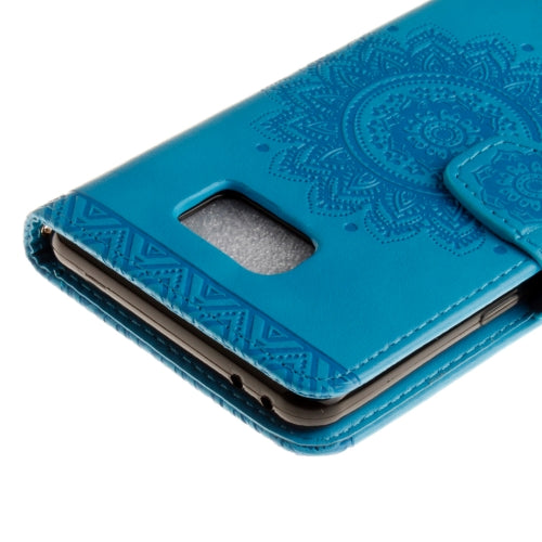 For Galaxy Note 7 / N930 Embossed Mandragora Pattern TPU Magnetic Adsorption Horizontal Flip Leather Case with Card Slot & Holder & Wallet