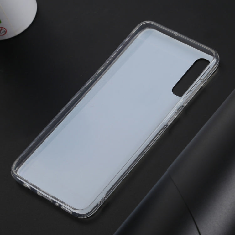 Ultra-thin Electroplating Mirror Acrylic TPU Protective Back Cover Case for Galaxy A70(Rose Gold)