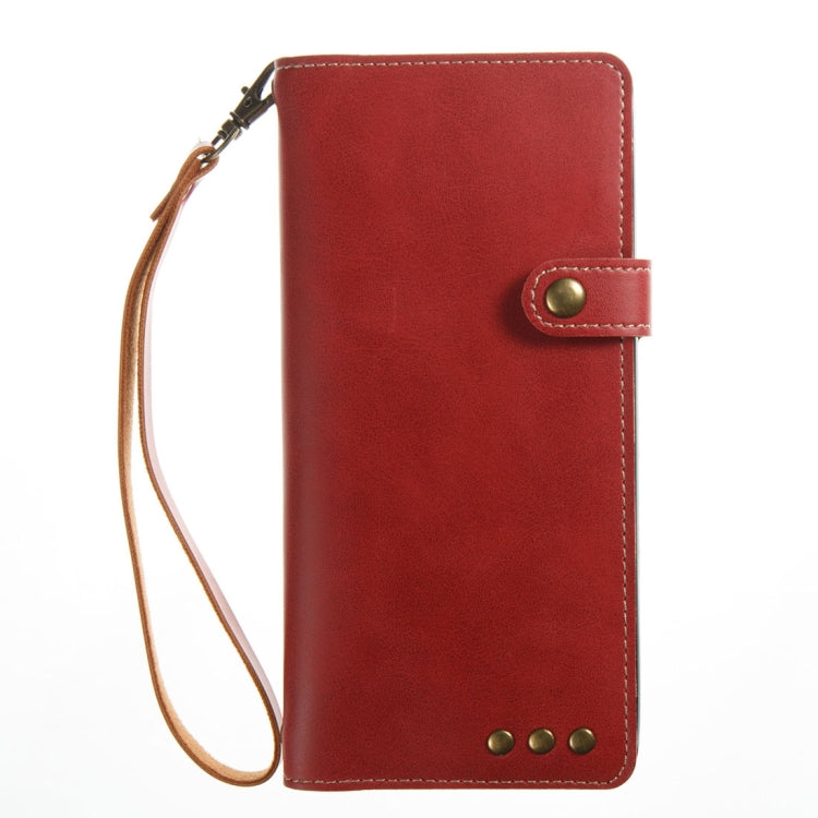 For Galaxy Note 8 Retro Crazy Horse Texture Horizontal Flip Leather Case with Card Slots & Wallet & Lanyard