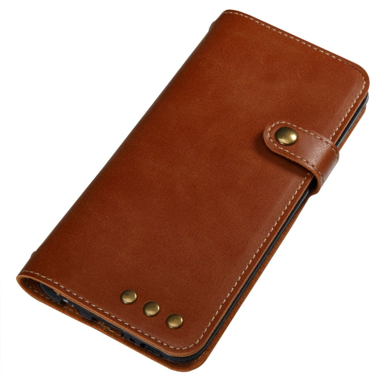 For Galaxy S8 Retro Crazy Horse Texture Horizontal Flip Leather Case with Card Slots & Wallet & Lanyard