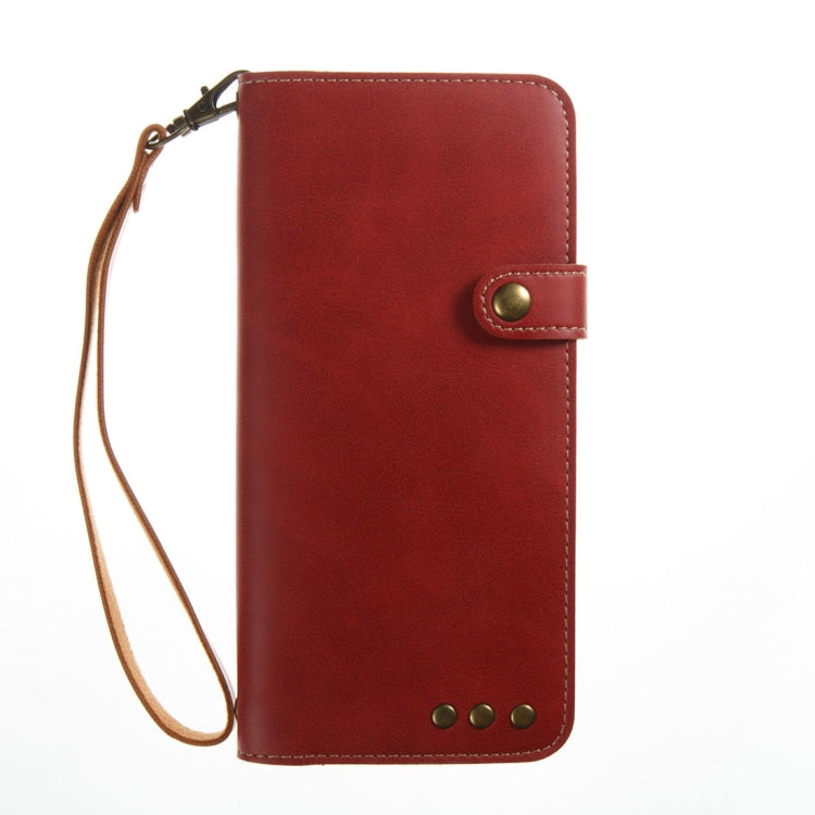 For Galaxy S8+ / G955 Retro Crazy Horse Texture Horizontal Flip Leather Case with Card Slots & Wallet & Lanyard