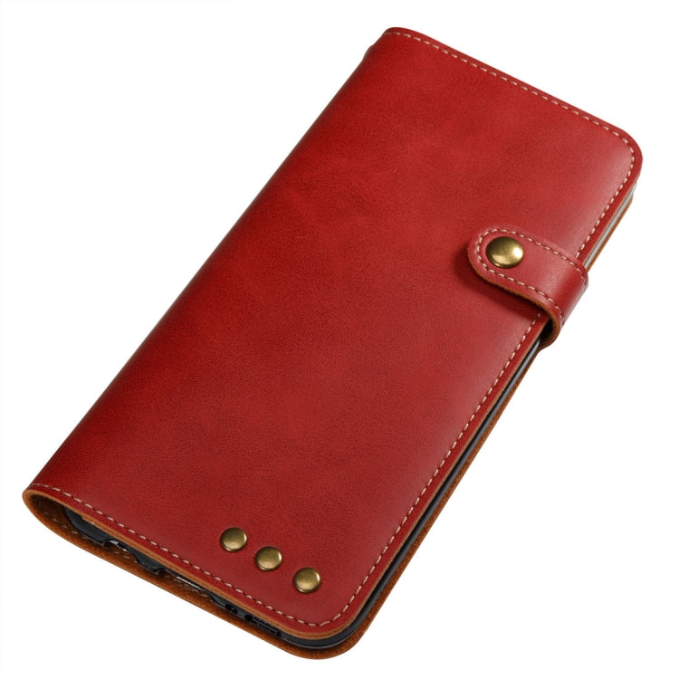 For Galaxy S8+ / G955 Retro Crazy Horse Texture Horizontal Flip Leather Case with Card Slots & Wallet & Lanyard