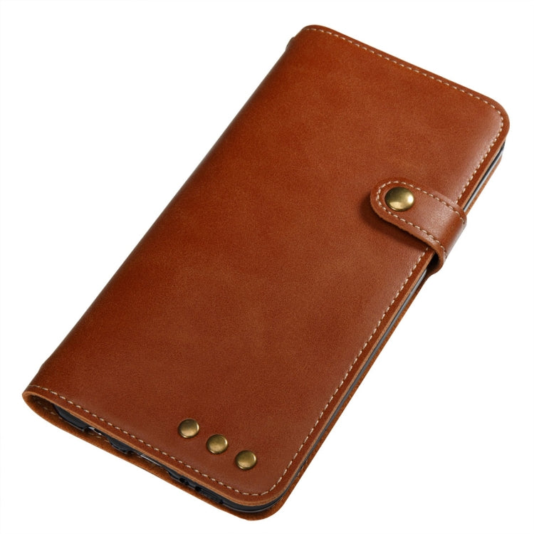For Galaxy S8+ / G955 Retro Crazy Horse Texture Horizontal Flip Leather Case with Card Slots & Wallet & Lanyard