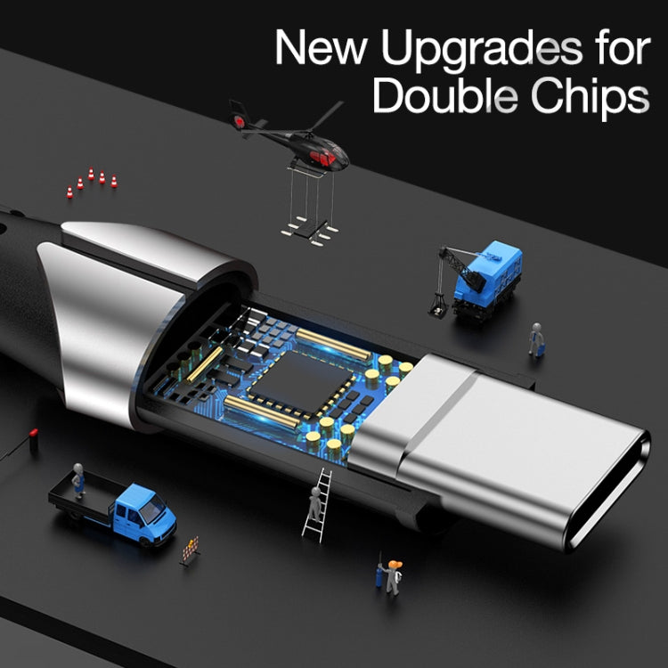 CAFELE 5A Type-C / USB-C Metal Pen Series Kirsite Charging Data Cable, Length: 1m (Red)