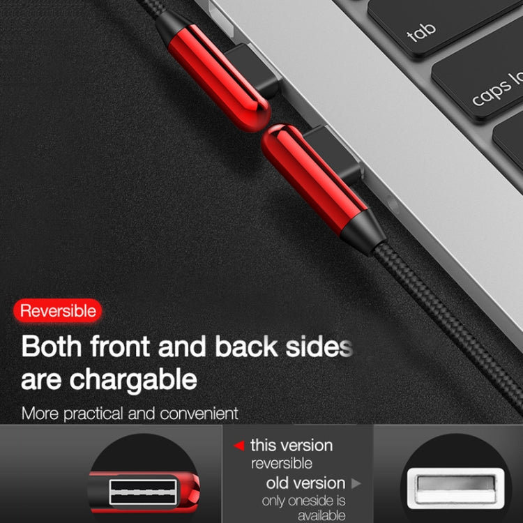 CAFELE Micro USB Atomic Series 90 Degree Bend Design Charging Data Cable, Length: 1.2m