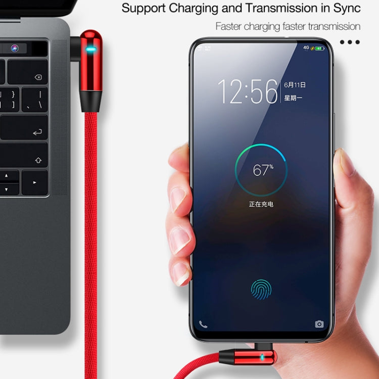 CAFELE Micro USB Atomic Series 90 Degree Bend Design Charging Data Cable, Length: 1.2m