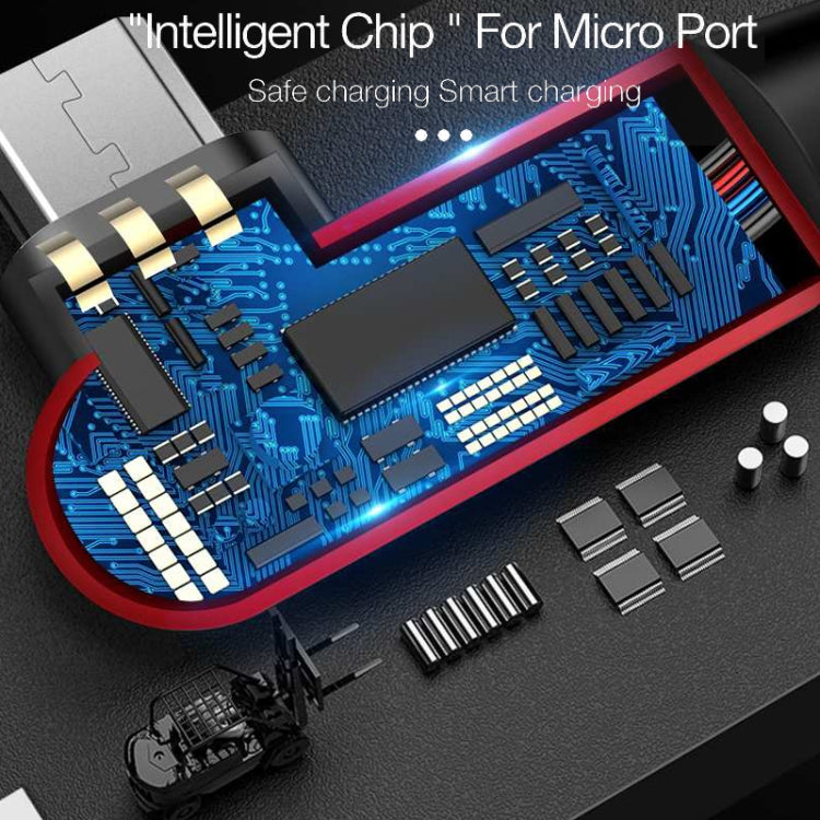 CAFELE Micro USB Atomic Series 90 Degree Bend Design Charging Data Cable, Length: 1.2m