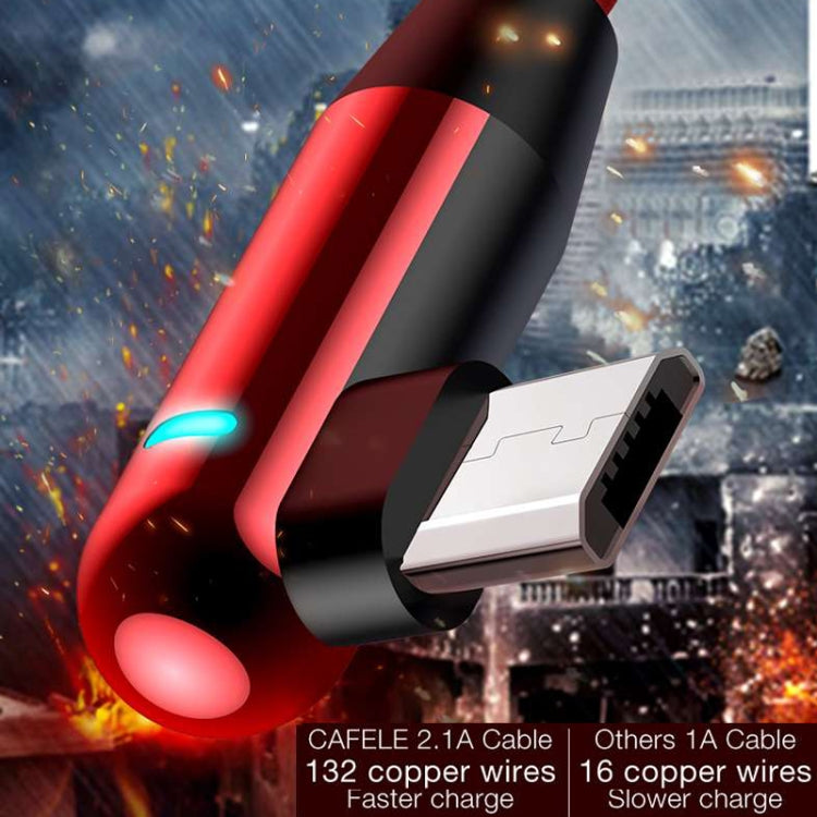 CAFELE Micro USB Atomic Series 90 Degree Bend Design Charging Data Cable, Length: 1.2m