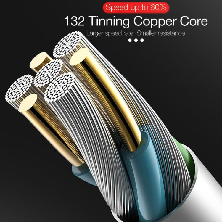 CAFELE Micro USB Atomic Series 90 Degree Bend Design Charging Data Cable, Length: 1.2m