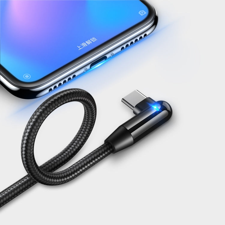 CAFELE Type-C / USB-C Atomic Series 90 Degree Bend Design Charging Data Cable, Length: 1.2m