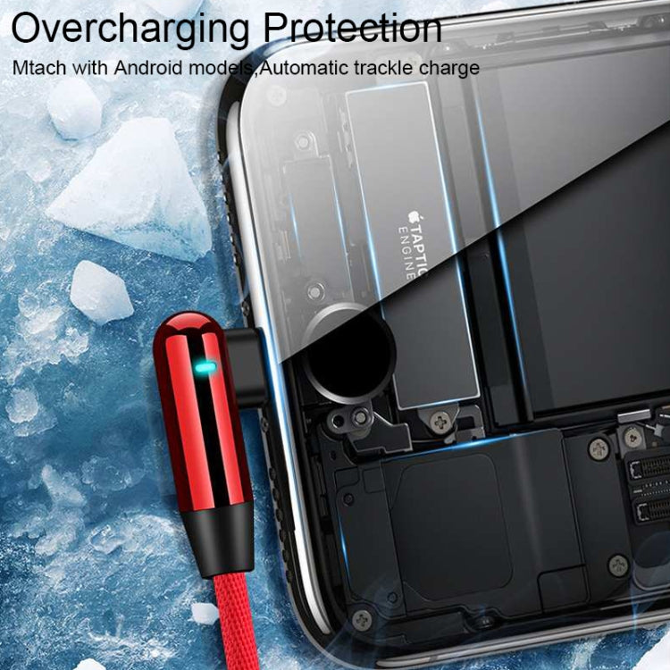 CAFELE Type-C / USB-C Atomic Series 90 Degree Bend Design Charging Data Cable, Length: 1.2m