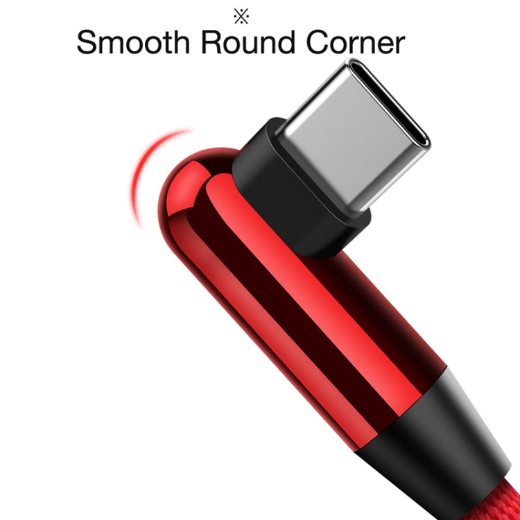 CAFELE Type-C / USB-C Atomic Series 90 Degree Bend Design Charging Data Cable, Length: 1.2m