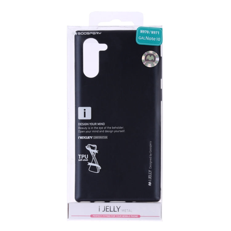 GOOSPERY i-JELLY TPU Shockproof and Scratch Case for Galaxy Note 10