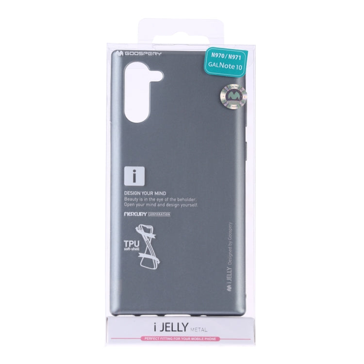 GOOSPERY i-JELLY TPU Shockproof and Scratch Case for Galaxy Note 10