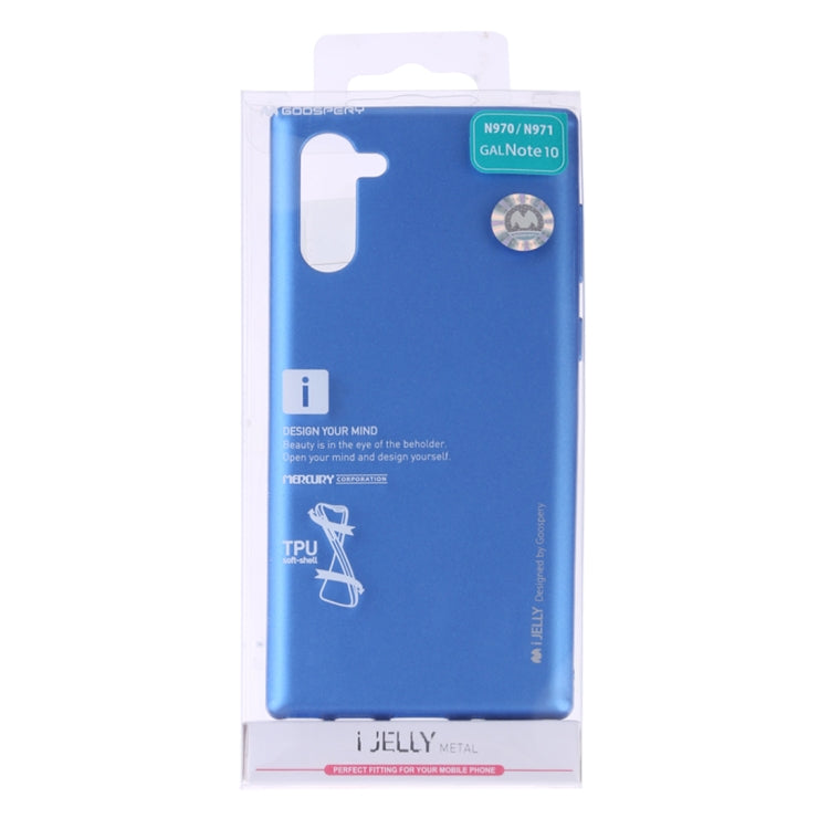 GOOSPERY i-JELLY TPU Shockproof and Scratch Case for Galaxy Note 10