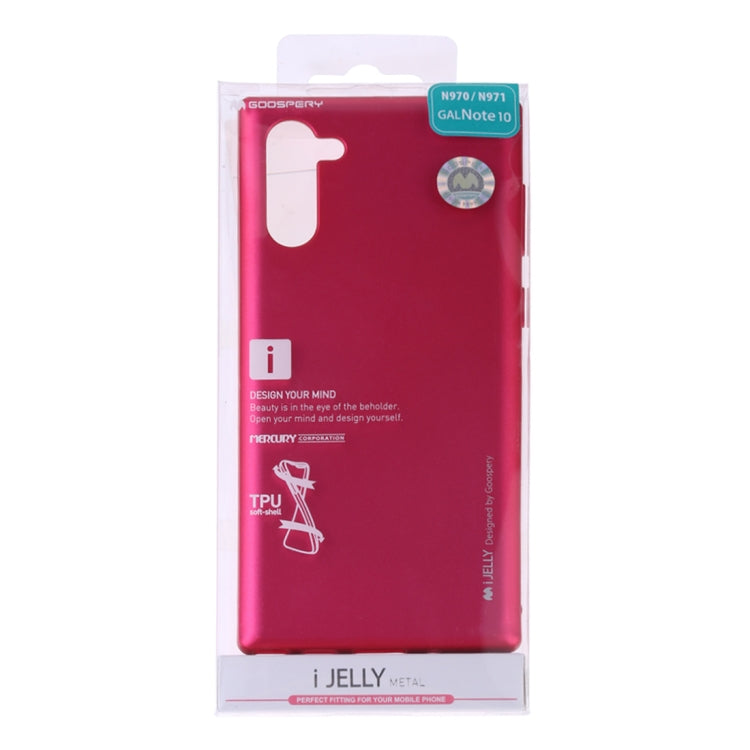 GOOSPERY i-JELLY TPU Shockproof and Scratch Case for Galaxy Note 10