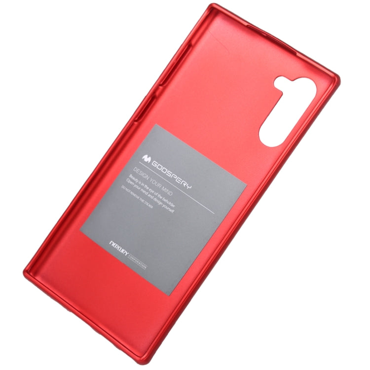 GOOSPERY i-JELLY TPU Shockproof and Scratch Case for Galaxy Note 10