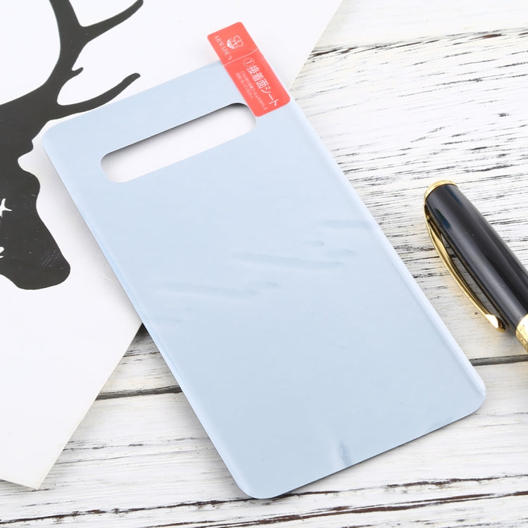 Carbon Fiber Texture Back Protective Cover for Galaxy S10