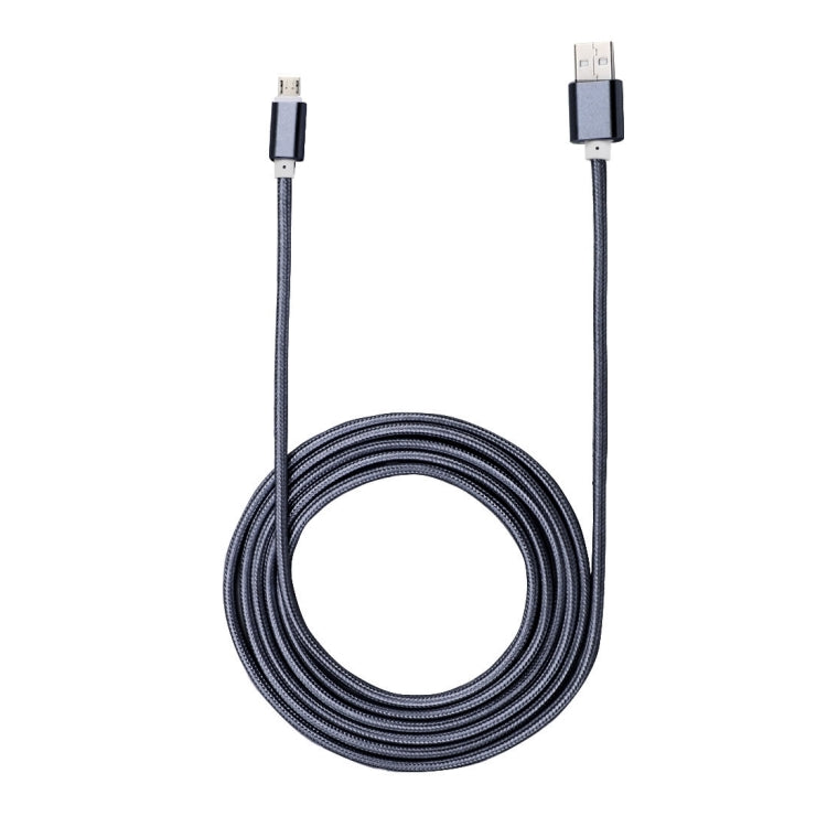 2m Woven Style Metal Head 84 Cores Micro USB to USB 2.0 Data / Charger Cable, For Samsung / Huawei / Xiaomi / Meizu / LG / HTC and Other Smartphones