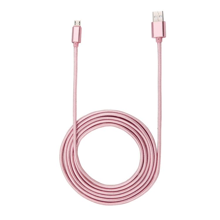 2m Woven Style Metal Head 84 Cores Micro USB to USB 2.0 Data / Charger Cable, For Samsung / Huawei / Xiaomi / Meizu / LG / HTC and Other Smartphones