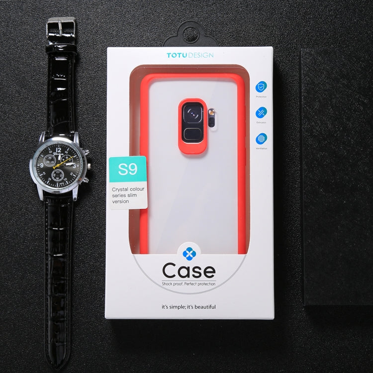 TOTUDESIGN for Galaxy S9 TPU + PC Protective Back Case