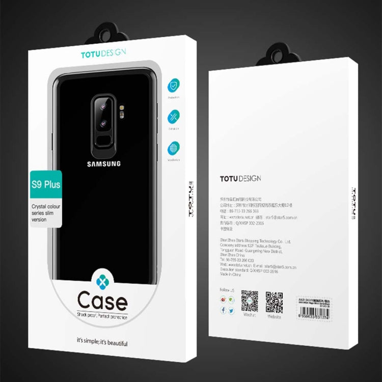 TOTUDESIGN for Galaxy S9+ TPU + PC Protective Back Case