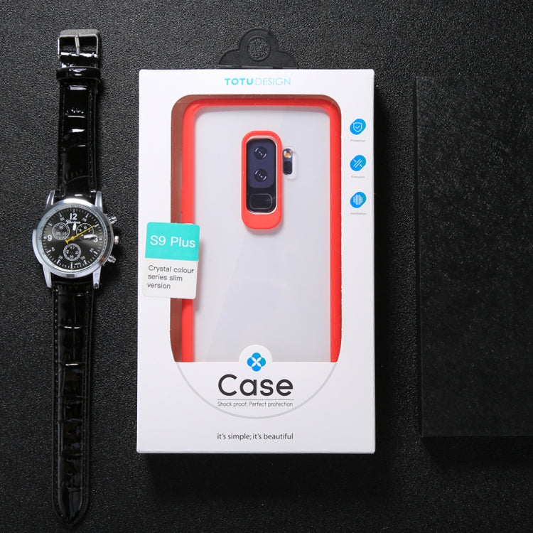 TOTUDESIGN for Galaxy S9+ TPU + PC Protective Back Case