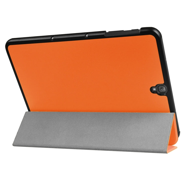 For Galaxy Tab S3 9.7 inch T820 / T825 Custer Texture Horizontal Flip Leather Case with 3-folding Holder