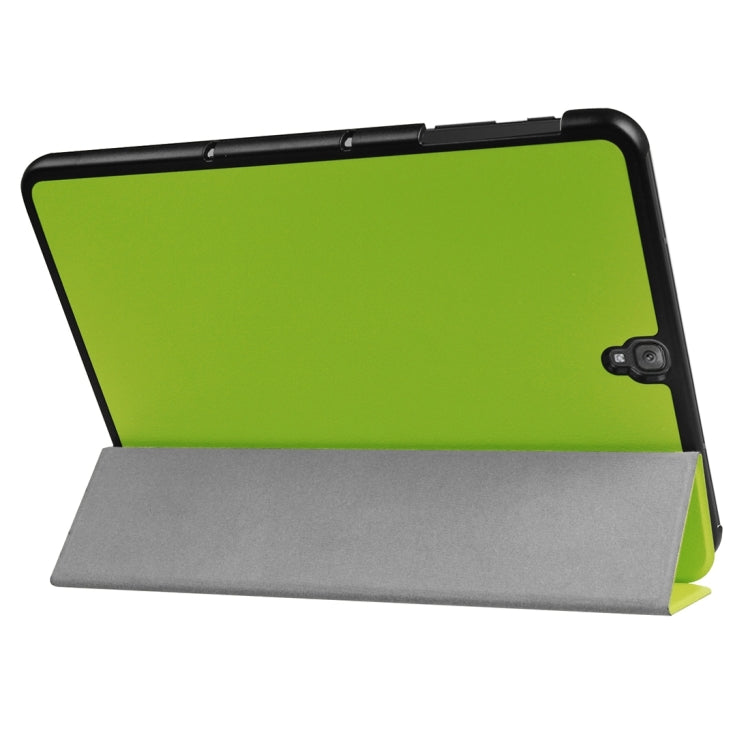 For Galaxy Tab S3 9.7 inch T820 / T825 Custer Texture Horizontal Flip Leather Case with 3-folding Holder