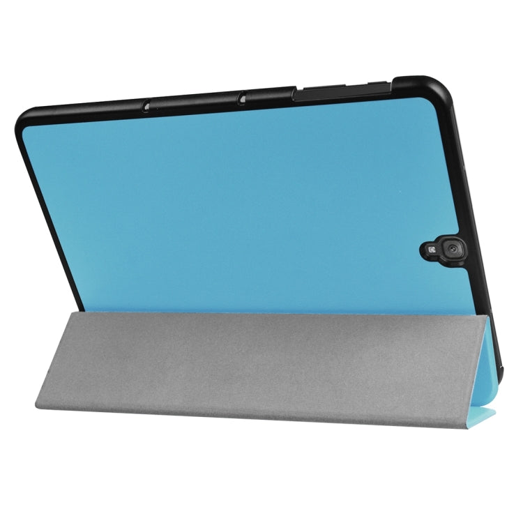 For Galaxy Tab S3 9.7 inch T820 / T825 Custer Texture Horizontal Flip Leather Case with 3-folding Holder