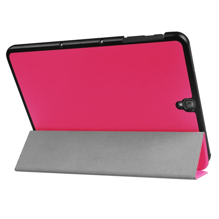 For Galaxy Tab S3 9.7 inch T820 / T825 Custer Texture Horizontal Flip Leather Case with 3-folding Holder