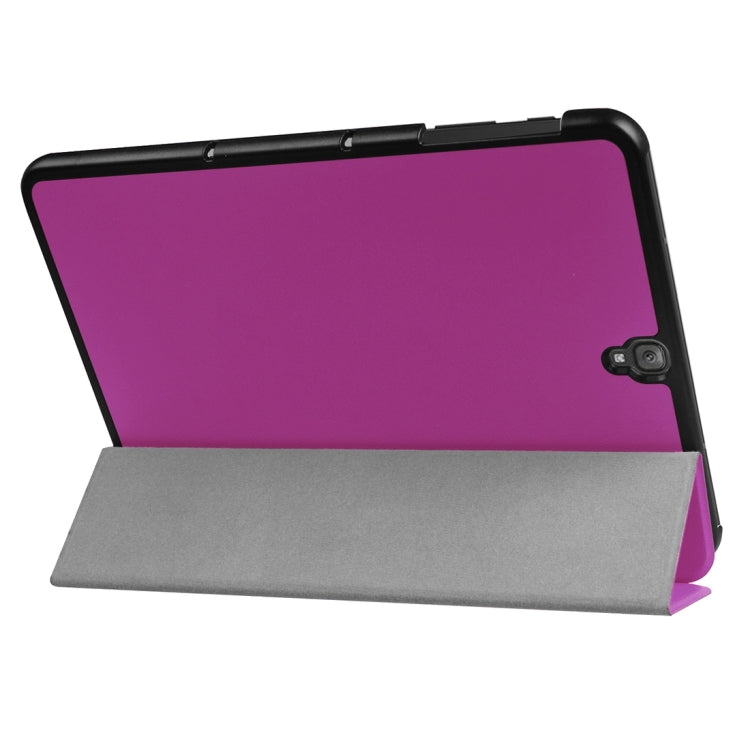 For Galaxy Tab S3 9.7 inch T820 / T825 Custer Texture Horizontal Flip Leather Case with 3-folding Holder