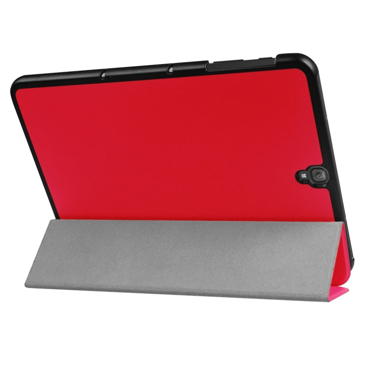 For Galaxy Tab S3 9.7 inch T820 / T825 Custer Texture Horizontal Flip Leather Case with 3-folding Holder